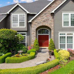 beautiful home front yard landscaping